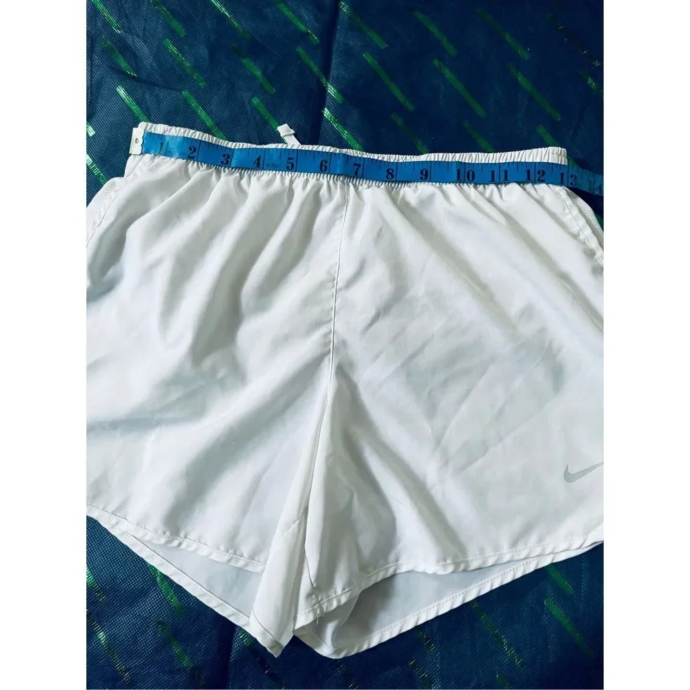 Nike Dri-Fit running shorts white size XL - Picture 3 of 6